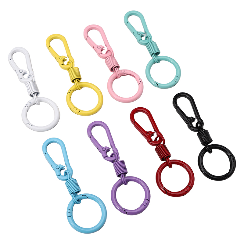 18 Gauge Brad Nails Stainless Steel - Porte-clés coloré en forme de ressort,