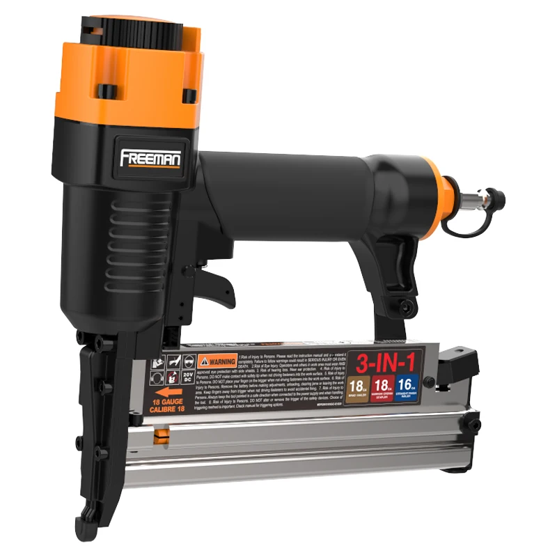 Air Brad Nailer 18 Gauge 2 In 1 - Agrafeuses pneumatiques Freeman 16 18 Gauge