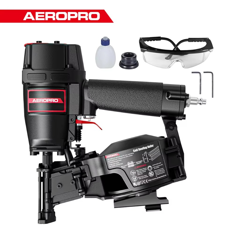 Cloueuse à bobine professionne - Coil Roofing Nailer Pneumatic 15 Degree avis et prix