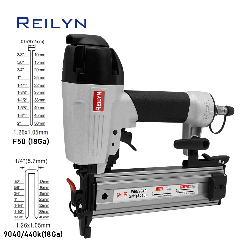 Reilyn, cloueuse pneumatique 2 - Pneumatic Flooring Nailer Stapler 2 In 1 avis et prix